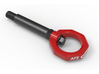 AFE Rear Tow Hook Red BMW F-Chassis 2/3/4/M - 450-502002-R