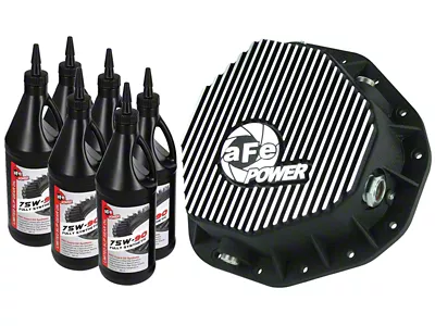 AFE Cover Rear Differential w/ 75W-90 Gear Oil Dodge - 46-70092-WL