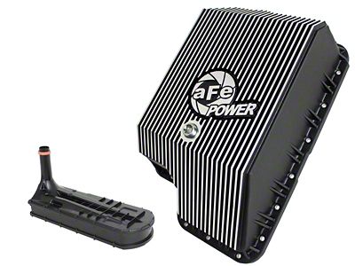 AFE Transmission Pan Black ; Ford Diesel Trucks 03-10 V8-6.0/6.4L td - 46-70122-1
