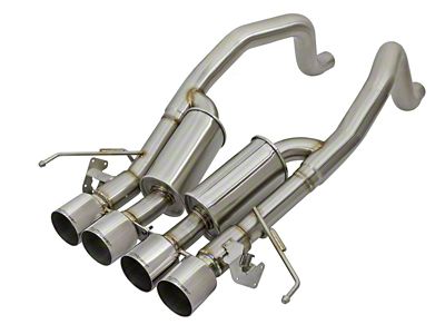 AFE MACHForce XP 3in-2 1/2in Axle Back 304SS Exhaust w/ - 49-34082-P