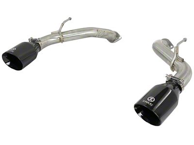 AFE Takeda 2.5in 304 SS Axle-Back Exhaust w/ Black - 49-36133NM-B