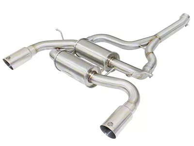 AFE MACHForce XP SS-304 Polish Tip 2.5in Dia Axle Back - 49-36325-P