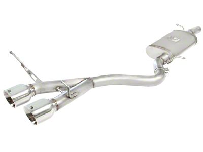 AFE MACHForce XP 2-1/2in SS-304 Cat-Back Exhausts w/ Polished Dual - 49-36408-P