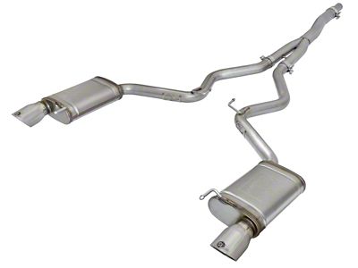 AFE MACHForce XP Exhausts Cat-Back SS-304 EXH w/ Polished Tips - 49-33084-P