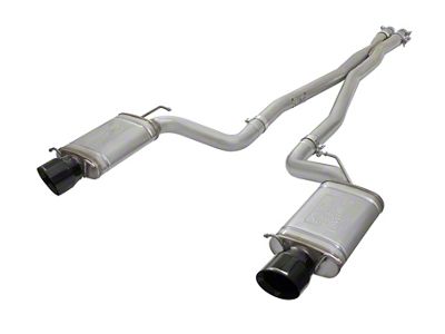 AFE Mach Force-Xp 3in CB Stainless Steel Dual Exhaust System - 49-34063-B