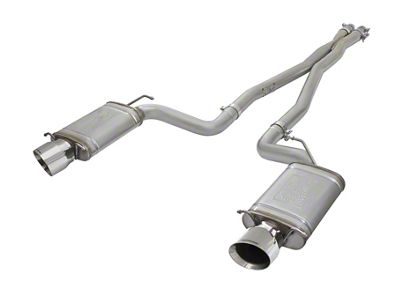 AFE Mach Force-Xp 3in CB Stainless Steel Dual Exhaust System - 49-34063-P