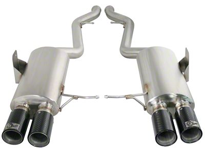 AFE MACHForce XP Exhaust Cat-Back 2.5in Dia Carbon Fiber Tips - 49-36311-C