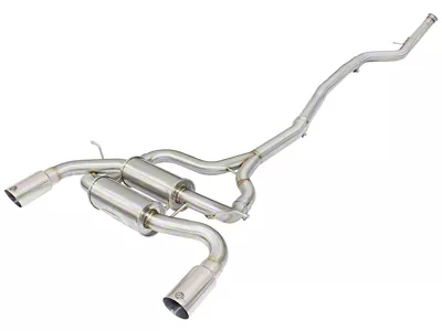AFE MACHForce XP SS-304 Polish Tip 2.5in Dia Cat Back - 49-36326-P