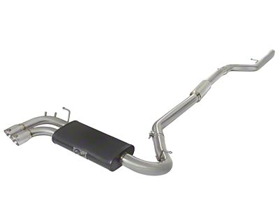 AFE MACHForce XP Exhausts Cat-Back SS-304 w/ Polished Tips 12-16 - 49-36329-P