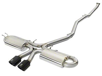 AFE Takeda 3in 304 SS Cat-Back Exhaust w/ Dual Center - 49-36618-B
