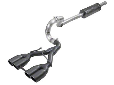 AFE Rebel Series 2.5in. 304 SS C/B Exhaust System 2018 - 49-38071-B