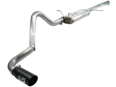 AFE MACHForce XP Exhaust Cat-Back 3in SS-409 w/ Black Tip - 49-43043-B