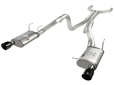 AFE MACHForce XP Cat-Back Exhaust 3in SS w/ Black Tips - 49-43049-B