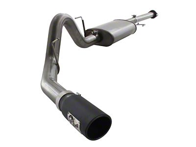 AFE MACHForce XP SS Exhaust 3in Cat-Back w/4.5in Black Tip - 49-43067-B