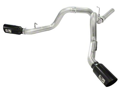 AFE MachForce XP Exhaust 4inch DP-Back All SS 2011-14 GM - 49-44043-B