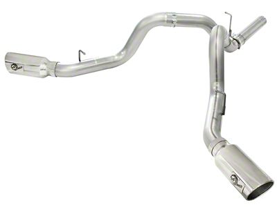 AFE MachForce XP Exhaust 4inch DP-Back All SS 2011-14 GM - 49-44043-P