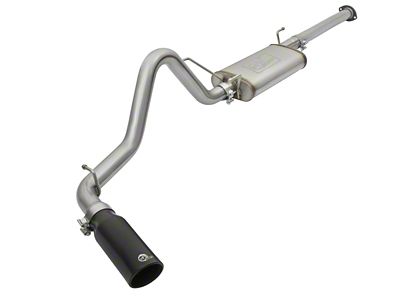 AFE MACHForce XP Cat Back SS Exhausts Black Tips 05-12 - 49-46031-B