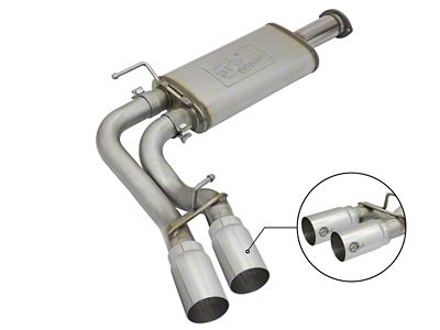AFE Rebel Exhausts Cat-Back SS w/Polished Tip 16 Toyota Tacoma - 49-46032-P
