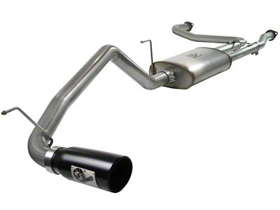 AFE MACHForce XP Exhaust Cat-Back 2.5/3in SS-409 w/ Black Tip - 49-46102-B
