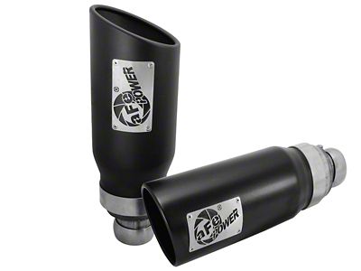 AFE 09-15 Dodge Ram 3.0L/5.7L Black Exhaust Tip Upgrade - 49C42046-B