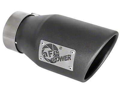 AFE MACH Force-Xp 3in 304 SS Metallic Black Exhaust Tip - 49T30451-B091