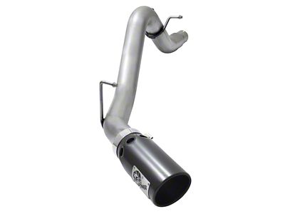 AFE LARGE BORE HD 3.5in DPF-Back Alum Exhaust w/Black Tip - 49-04064-B