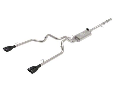 AFE Gemini XV 3in 304 SS Cat-Back Exhaust w/ Cutout - 49-34139-B
