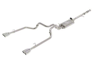 AFE Gemini XV 3in 304 SS Cat-Back Exhaust w/ Cutout - 49-34139-P
