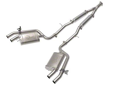 AFE Gemini XV 3in to Dual 2-1/2in 304 SS Cat-Back - 49-37034