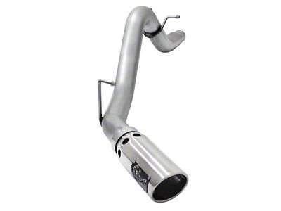 AFE LARGE BORE HD 3.5in DPF-Back Alum Exhaust w/Polished Tip - 49-04064-P