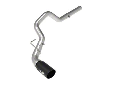 AFE LARGE BORE HD 3in 409-SS DPF-Back Exhaust w/Black Tip - 49-42065-B