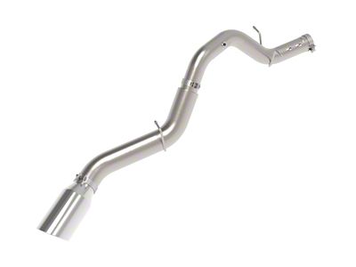 AFE Large Bore-HD 5in 409SS DPF-Back Exhaust System w/Pol Tip - 49-44147-P