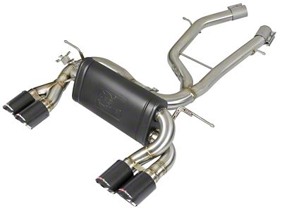 AFE MACH Force-Xp 2-1/2in Stainless Steel Axle Back Exhaust w/CF - 49-36338-1C
