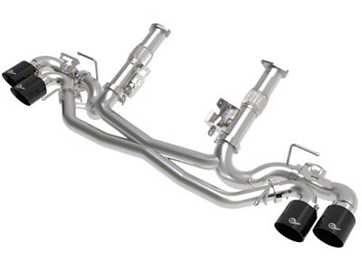 AFE MACH Force-Xp 304 Stainless Steel Cat-Back Exhaust Black 2020 - 49-34124NM-B