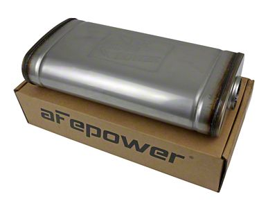 AFE MACH Force XP 304 Stainless Steel Muffler 2.5in Center/Offset - 49M30019