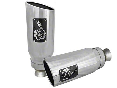 AFE MACH Force-XP 4-1/2in Steel OE Replacement Exhaust Tips - 49C42073-P