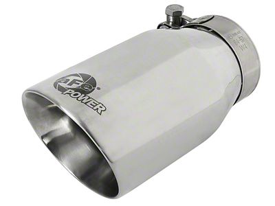 AFE MACH Force-Xp Universal 304 SS Single-Wall Clamp-On Exhaust Tip - 49T25354-P07