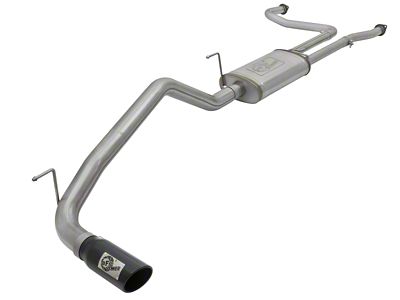 AFE MACHForce XP 2.5in Cat-Back Exhaust System w/ Black Tip - 49-46125-B