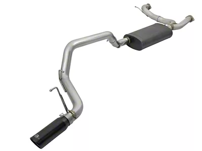 AFE MACHForce XP 3in 304 SS Cat-Back Exhausts w/ Black - 49-36114-B
