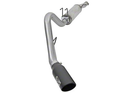 AFE MACHForce XP 4in Cat-Back SS-409 Exhaust w/ Black Tips - 49-43086-B