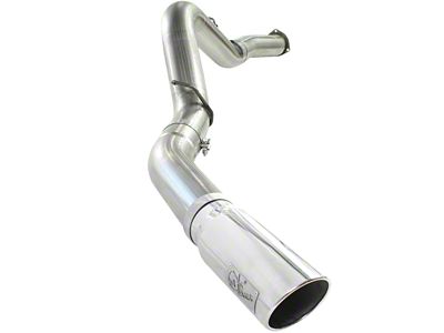 AFE MACHForce XP Exhaust 5in DPF-Polished; GM Diesel Trucks 07.5-10 - 49-44040-P