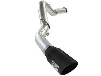 AFE MACHForce XP Exhaust 5in DPF-Black; GM Diesel Trucks 07.5-10 - 49-44040-B