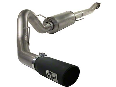 AFE MACHForce XP Exhaust Cat-Back SS-409 4in Black Tip 11-12 - 49-43041-B