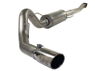 AFE MACHForce XP Exhaust Cat-Back SS-409 4in Polished Tip 11-12 - 49-43041-P