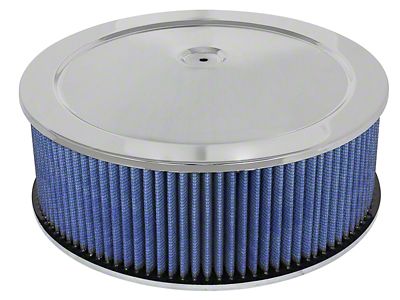 AFE MagnumFLOW Air Filters Round Racing P5R A/F Chrome Assy - 18-21403
