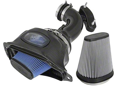 AFE Momentum Black Series Carbon Fiber Intake System P5R 14-17 - 52-74201-C