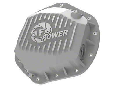 AFE Pro Series Rear Differential Cover Raw w/ Machined Fins 14-18 Dodge Ram 2500/3500