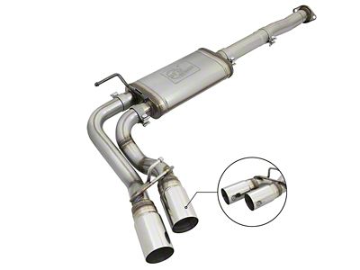 AFE Rebel Series 3in SS Cat-Back Exhaust w/ Polished - 49-46033-P