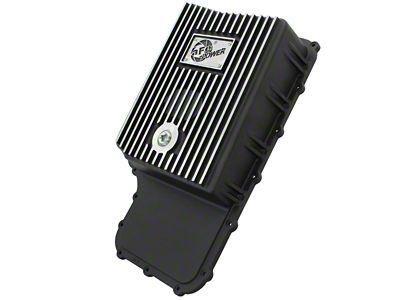 AFE Transmission Pan Black Machined 11-14 Ford 6R140 Trucks - 46-70182