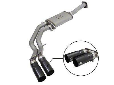 AFE Rebel Exhausts 3in SS Cat-Back 15-16 Ford F-150 EcoBoost - 49-43081-B